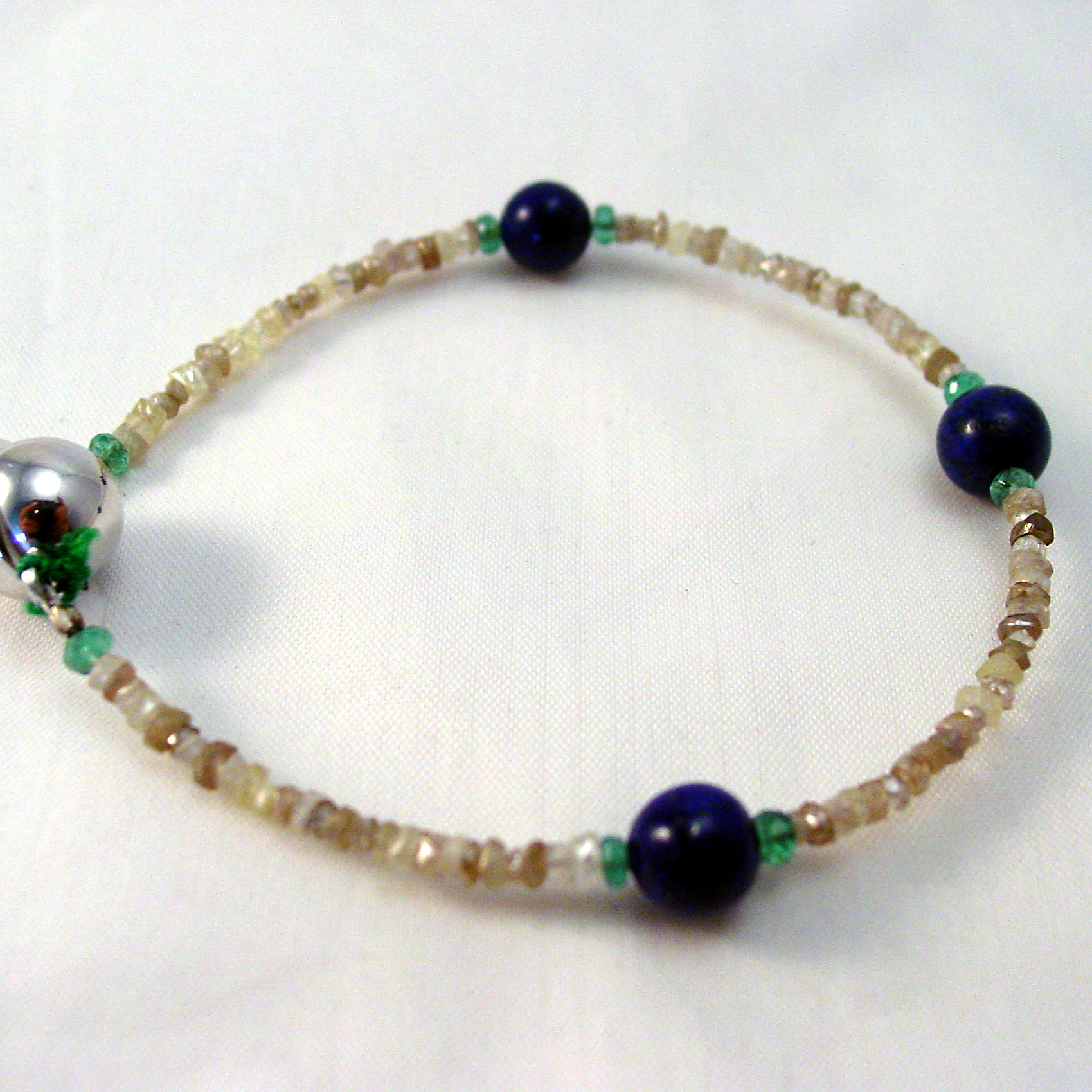Armband Diamant en Lapis Lazuli